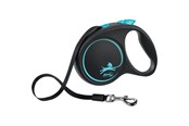 Psy - Flexi Black Design M leash 5 m 25 kg blue - H78015L