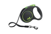 Psy - Flexi Black Design S leash 5 m 15 kg green - H78014G