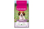 Psy - Eukanuba Puppy Small/Medium Jagnięcina & Ryż - sucha karma dla psa - 3kg - 8710255201801