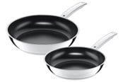 Patelnia - WMF Durado fry pan 24+28 cm set steel handle - 0748026021