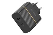 Telefon - Adapter i Ładowarka - OtterBox EU Wall Charger 30W - USB-C 18W + USB-A 12W USB-PD - black - 78-52723