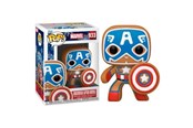 Drobiazgi - Funko! - POP! Marvel: Marvel Holiday - Gingerbread Captain America - Figurka - 0889698506571