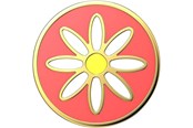 Telefon - Inne akcesoria - PopSockets Enamel Quaint Daisy Coral - 802345