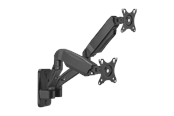 Uchwyt na monitor - DUTZO Uchwyt do monitora dla 2 monitora (17"-32") - edycja naścienny (Czarny) - MMWA-2