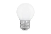 Zarówka LED - EGLO Żarówka światła LED G45 Mini ball 4W/827 470 lumen matt E27 - 110036