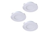 Inteligentny dom - EGLO FUEVA-Z oprawa wpuszczana Ø85 mm, biała, 3 sztuki - 900099