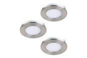 Inteligentny dom - EGLO FUEVA-Z recessed spotlight Ø85 mm satin nickel 3-pack - 900111