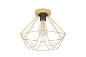 Lampy - EGLO TARBES oprawa sufitowa, mosiądz szczotkowany - 43678