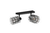 Lampy - EGLO CONSACA spot, czarny-transparentny - 99712