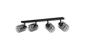 Lampy - EGLO CONSACA spot, czarny-transparentny - 99713