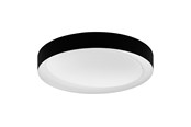 Lampy - EGLO LAURITO oprawa sufitowa, czarny, biały - 99783