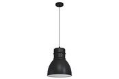 Lampy - EGLO EBURY oprawa wisząca, czarny, biały - 43621