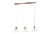 Lampy - EGLO COPLEY oprawa wisząca, przeźroczysty - 43632