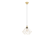 Lampy - EGLO TARBES oprawa wisząca, mosiądz szczotkowany - 43679
