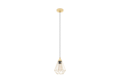 Lampy - EGLO TARBES oprawa wisząca, mosiądz szczotkowany - 43681