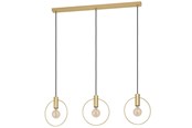 Lampy - EGLO MANIZALES oprawa wisząca, mosiądz szczotkowany - 98835