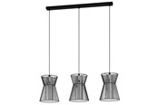 Lampy - EGLO MASETA oprawa wisząca, czarny-transparentny - 99634