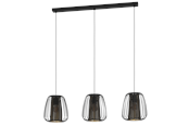 Lampy - EGLO CURASAO oprawa wisząca, czarny, złoty - 99662