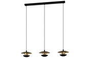 Lampy - EGLO NUVANO oprawa wisząca, czarny, złoty - 99663
