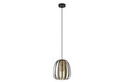 Lampy - EGLO ENCINITOS oprawa wisząca, czarny, złoty - 99665