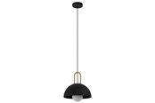 Lampy - EGLO CALMANERA oprawa wisząca, czarny, mosiądz - 99693