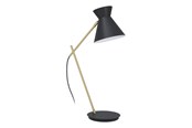 Lampy - EGLO AMEZAGA oprawa stołowa, czarny, mosiądz - 98864