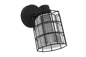 Lampy - EGLO CONSACA spot, czarny-transparentny - 99711