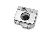 DIY Chlodzenie wodne - EK Water Blocks EK-Quantum Scalar Flow Indicator Bottom-To-Top D-RGB – Nickel - 3831109829752