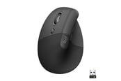 Myszka - Logitech Lift Left Vertical - Graphite - Ergonomiczne myszki - Optyczny - 6 - Czarny - 910-006474