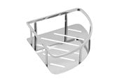 Akcesoria lazienkowe - Pressalit corner shelf polished stainless steel - Q10420