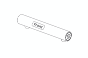 Toalety, siedzenia, bidety i czesci zamienne - Pressalit replacement console tube white - A6011000
