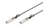Kabel sieciowy - DIGITUS 10G SFP+ DAC Cable - 1m - Czarny - 1m - DN-81221