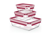Urzadzenia kuchenne - inne - Tefal MasterSeal Glass 3pcs Set - N1050910
