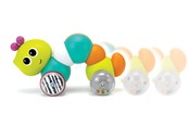 Zabawki dla niemowląt - B-Kids Infantino Caterpillar baby activity - IB004377