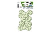 Dekoracje - HERMA decoration adhesive - mini soccer ball - 3 cm diameter - plastic (pack of 12) - 15025