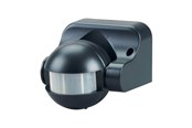 Czujniki ruchu i wyłączniki zmierzchowe - Gripo Motion sensor 180° IP44, Black - 5709119110352