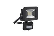Lampy - Gripo Floodlight LED 10W with Quick Connector + sensor, Black - 5711804019963