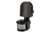 Czujniki ruchu i wylaczniki zmierzchowe - Gripo Motion sensor 180° 1200W IP44, Black - 5709119010393