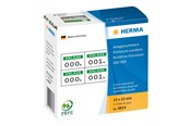 Papier, papier fotograficzny i etykiety - HERMA self-adhesive number labels - 2000 label(s) - 15 x 22 mm - 4834