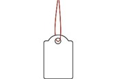 Papier, papier fotograficzny i etykiety - HERMA Strung marking tags - name badge labels - 1000 label(s) - 15 x 24 mm - 6902