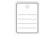 Papier, papier fotograficzny i etykiety - HERMA Merchandise tag - name badge labels - 1000 label(s) - 48 x 65 mm - 6840