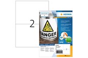 Papier, papier fotograficzny i etykiety - HERMA Weatherproof outdoor film labels A4 210 x 148 mm white - 9541