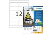 Papier, papier fotograficzny i etykiety - HERMA Weatherproof outdoor film labels A4 99.1 x 42.3 mm white - 9538