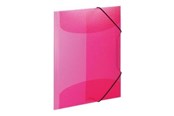 Teczka i podkładka z klipsem - HERMA 3-flap folder - for A3 - translucent pink - 19517