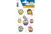 Materialy hobbystyczne - HERMA Stickers cute owls Transpuffy - 15399
