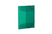 Teczka i podkładka z klipsem - HERMA Elasticated folder A3 PP translucent dark green - 19521