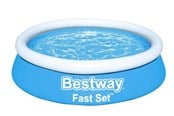 Baseny - Bestway Fast Set 6'x20"/ 1.83m x 51cm pool - 57392