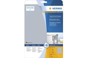 Papier, papier fotograficzny i etykiety - HERMA Rating plate labels silver A4 210 x 297 mm extremely strong adhesion weatherproof tearproof - 4593
