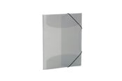 Teczka i podkladka z klipsem - HERMA Elasticated folder A3 PP translucent grey - 19586