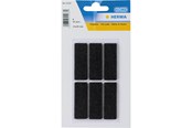 Akcesoria do biura - HERMA Protectiv feltpads black 15 x 45 mm - 15187